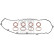 Gasket Set, cylinder head cover 101138 FEBI, Thumbnail 2