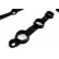 Gasket Set, cylinder head cover 318.600 Elring, Thumbnail 2