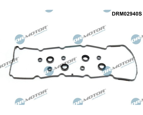 Gasket set, valve cover