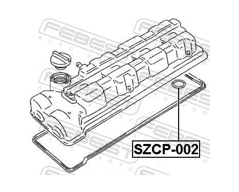 Seal Ring, spark plug shaft, Image 2