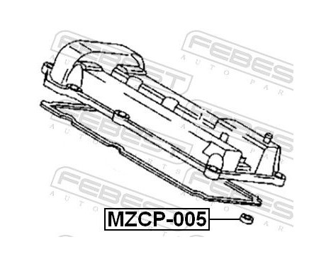 Seal Ring, spark plug shaft, Image 2