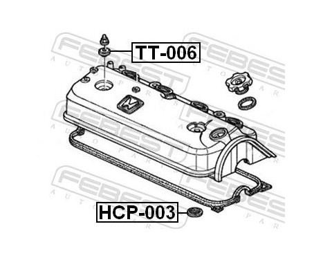Seal Ring, spark plug shaft