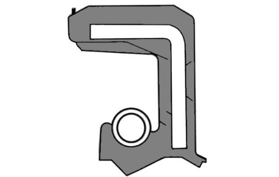 Sealing ring, spark plug shaft