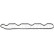 Valve cover gasket 509.620 Elring