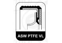 Oil seal, camshaft 159.714 Elring