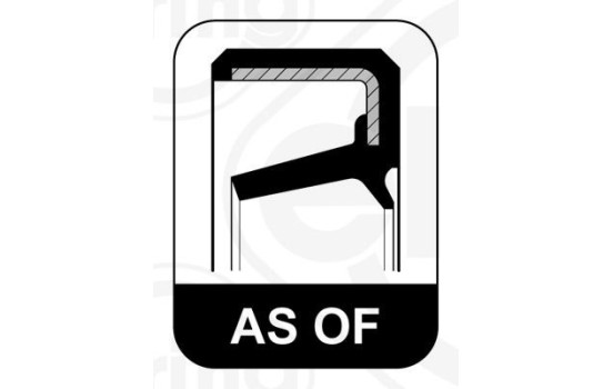 Oil seal, camshaft 467.860 Elring