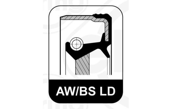 Oil seal, crankshaft 760.579 Elring