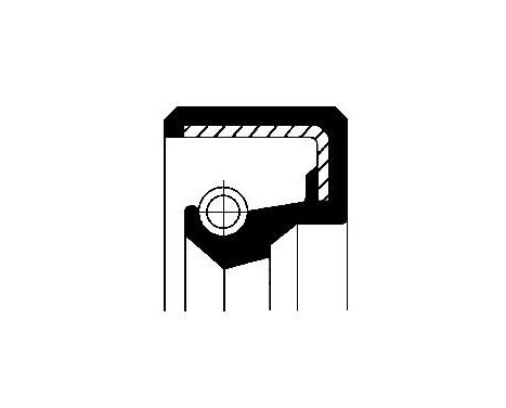Oil seal, crankshaft