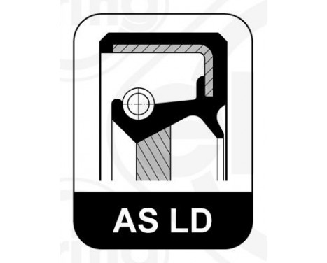 Shaft Seal, crankshaft 034.560 Elring