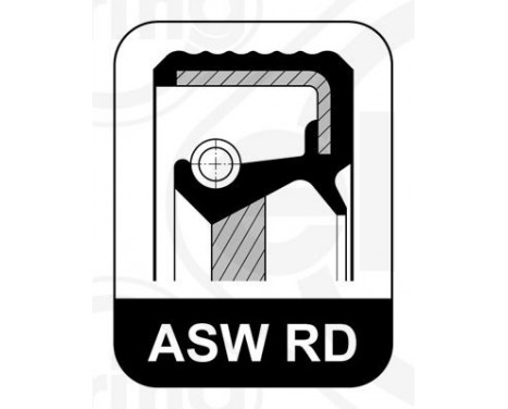 Shaft Seal, crankshaft 135.140 Elring