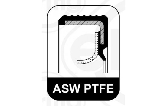 Shaft Seal, crankshaft 169.620 Elring