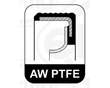 Shaft Seal, crankshaft 298.770 Elring