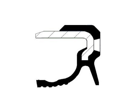 Shaft Seal, crankshaft, Image 3