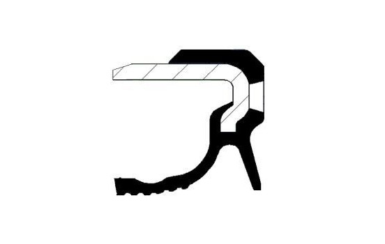 Shaft Seal, crankshaft, Image 3