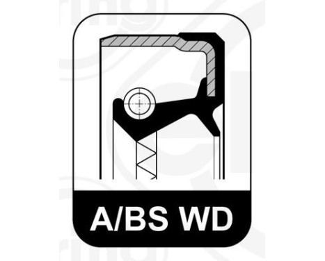 Shaft Seal, differential 454.260 Elring, Image 2