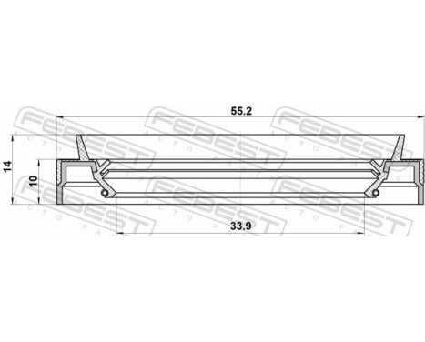 Shaft Seal, differential, Image 2