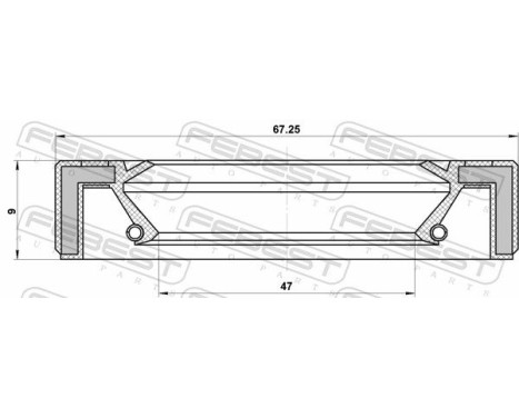 Shaft Seal, differential, Image 2