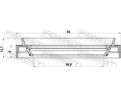 Shaft Seal, differential, Image 2