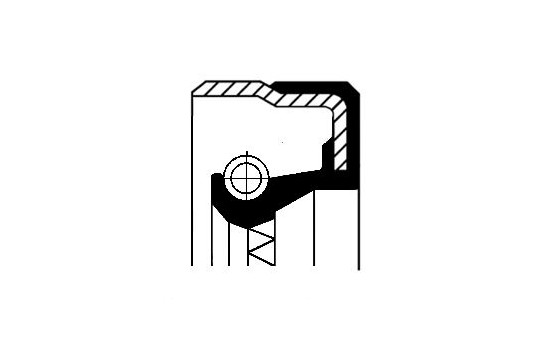 Sealing ring, drive shaft (oil pump)