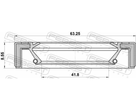 Shaft Seal, automatic transmission, Image 2