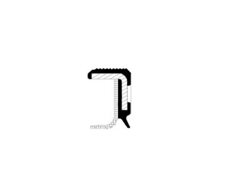 Sealing ring, intermediate shaft