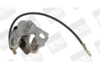 Contact point set, power distributor