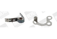 Contact point set, power distributor