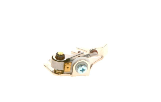 Contact point set, power distributor