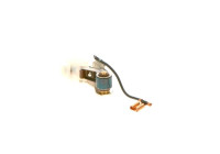 Contact point set, power distributor