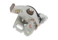 Contact point set, power distributor