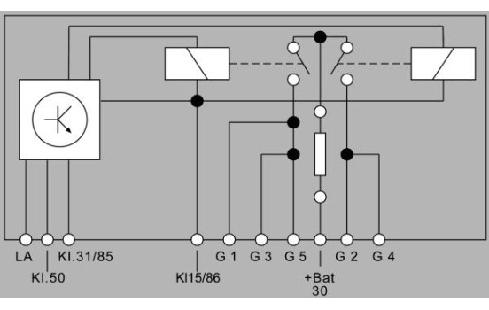 Control Unit, glow plug system