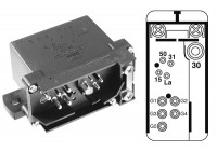 Relay, glow plug system