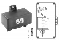 Relay, glow plug system