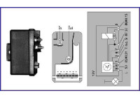 Relay, glow plug system