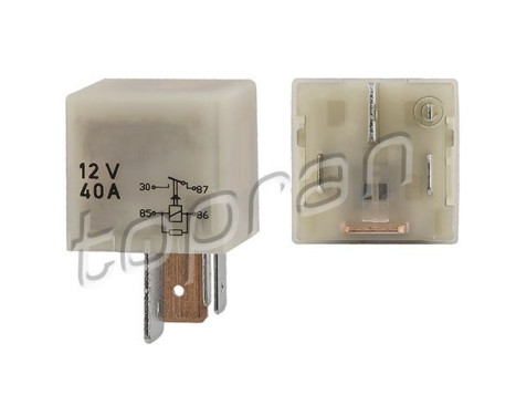 Relay, glow plug system