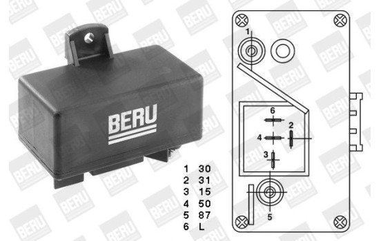 Relay, glow plug system, Image 4