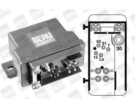Relay, glow plug system, Image 2