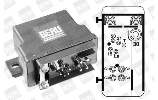 Relay, glow plug system, Image 2