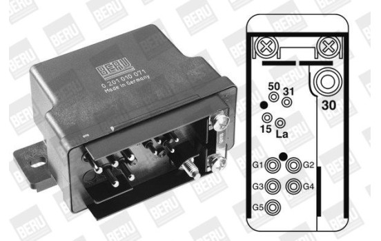 Relay, glow plug system, Image 2