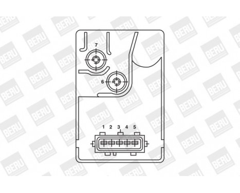 Relay, glow plug system, Image 3