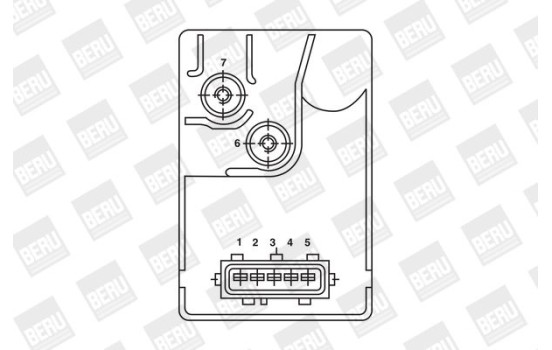 Relay, glow plug system, Image 3