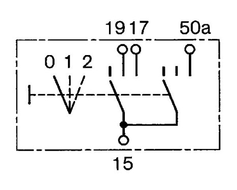 Switch, preheating system