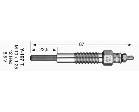 Glow Plug Y-107T NGK
