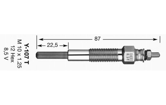 Glow Plug Y-107T NGK