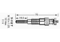 Glow Plug Y-112T NGK