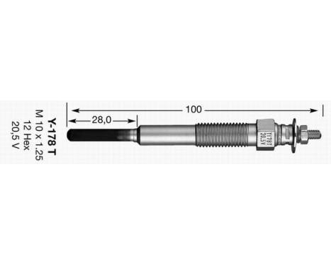 Glow Plug Y-178T NGK
