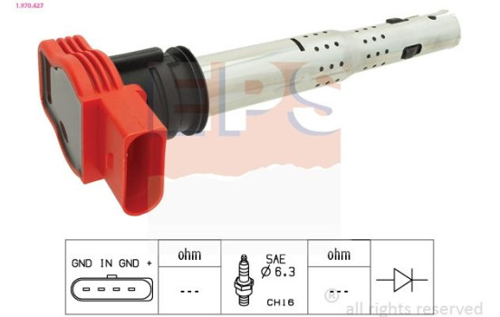 Coil 1.970.427 EPS Facet