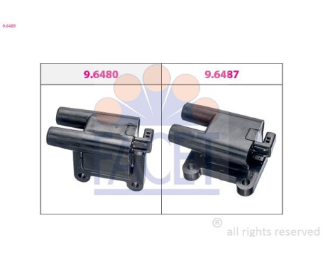ignition coil 9.6489 Facet