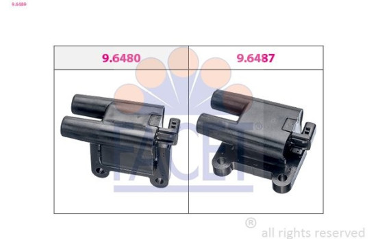 ignition coil 9.6489 Facet