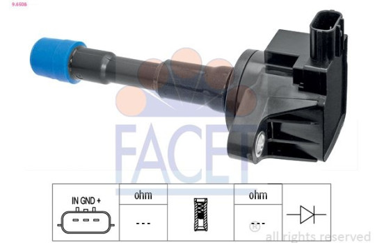 ignition coil 9.6508 Facet